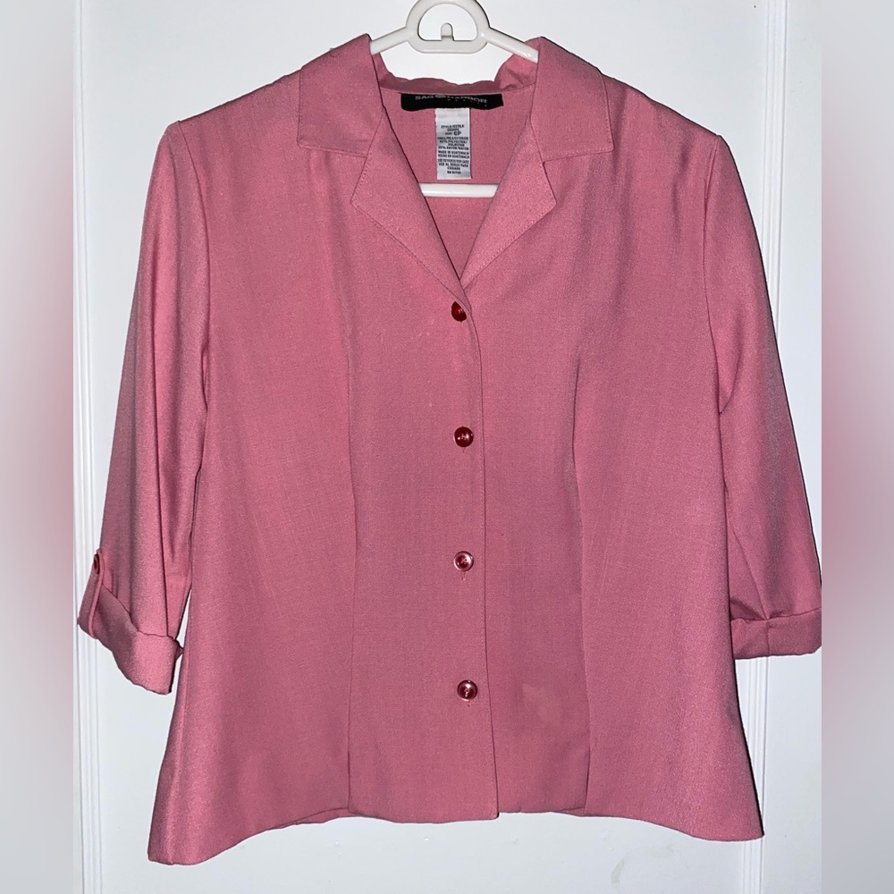 Vintage Women's Pink Sag Harbor Suit Set